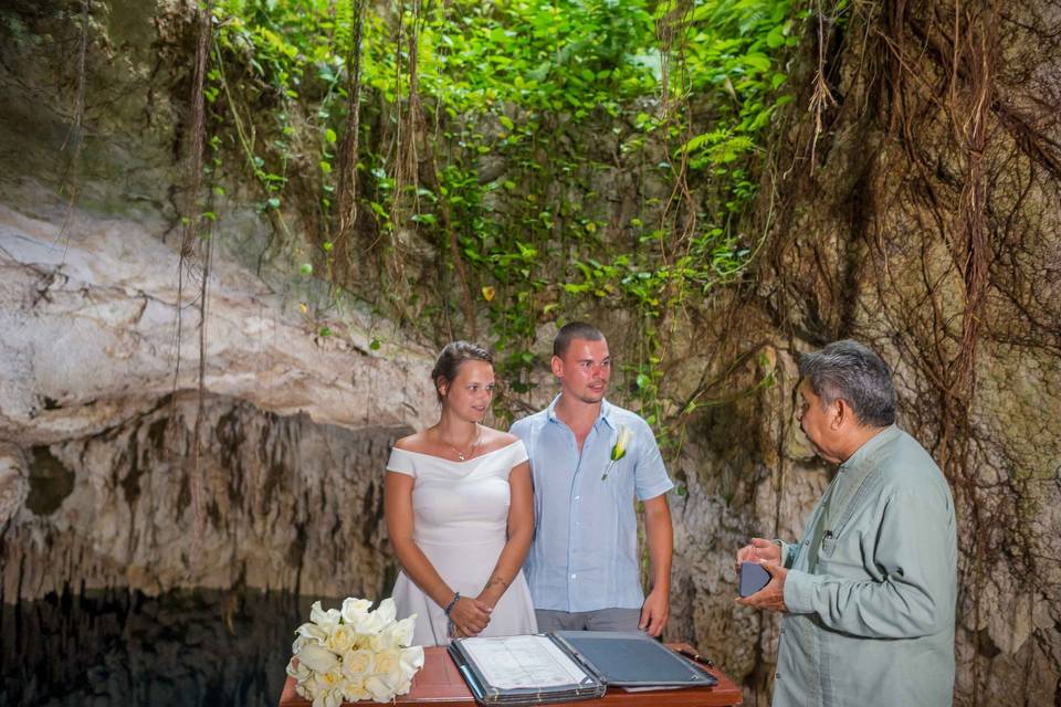 Cenote Wedding