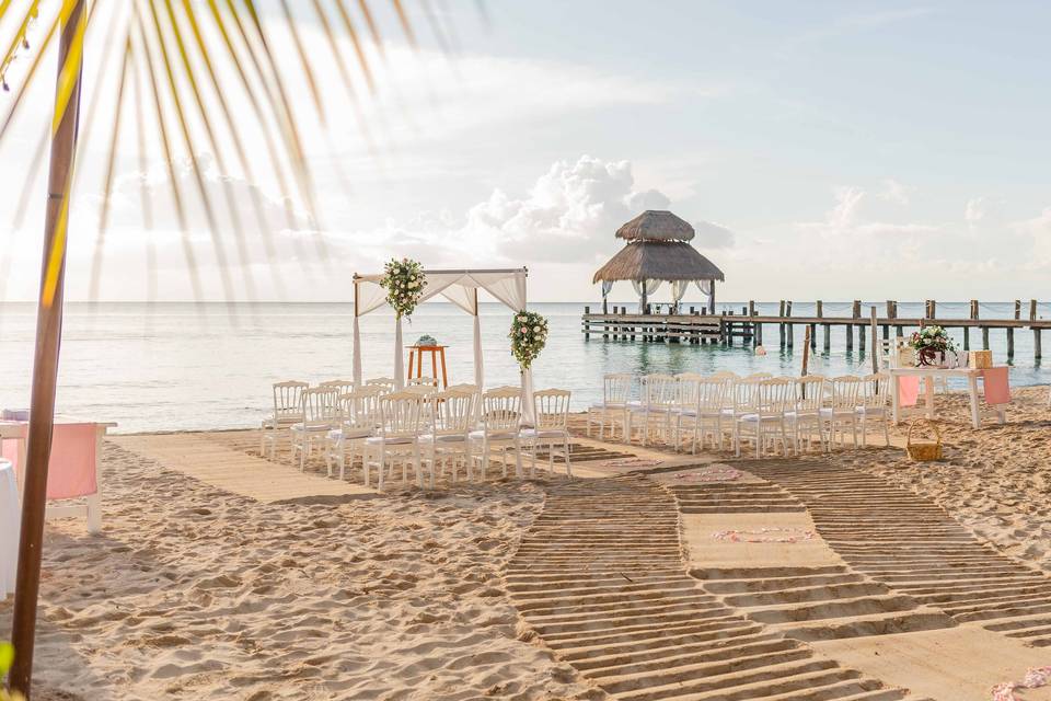 Ceremonia en la playa