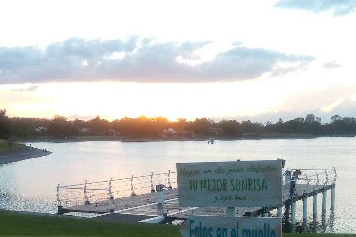 Romántico atardecer