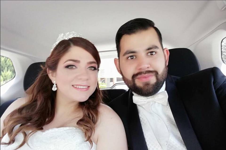 Bride con el novio