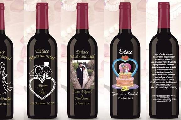 Etiquetas personalizadas vinos