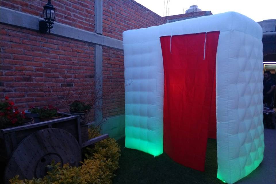 Cabina con luz led