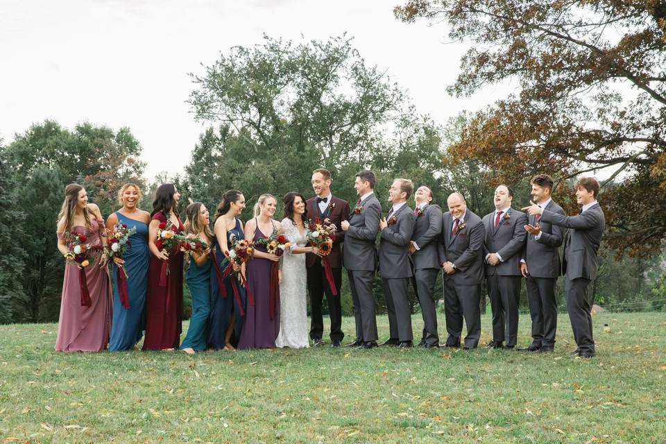 Bridesmaids & Groomsmen