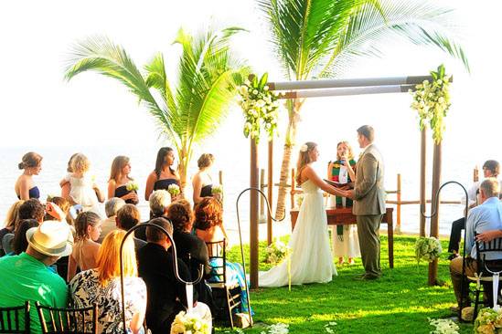 Una hermosa boda Hawaiana