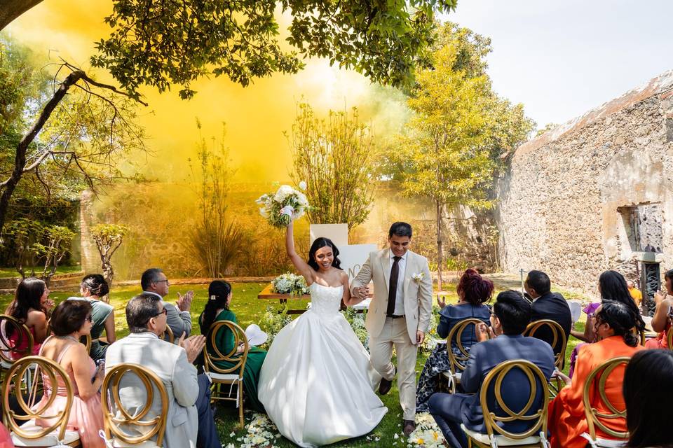 Salida de novios
