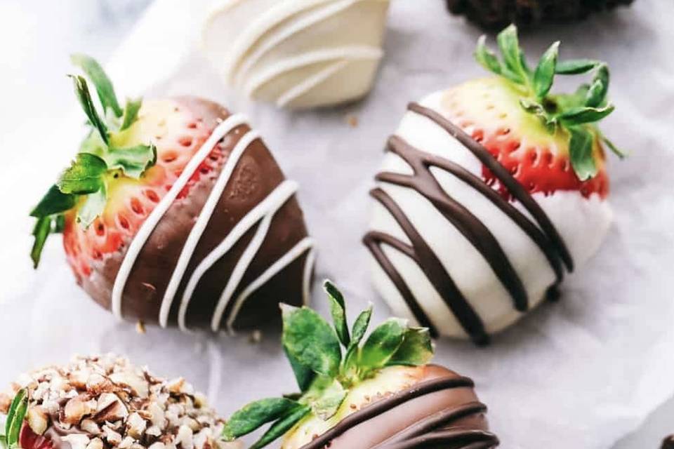 Fresas con chocolate