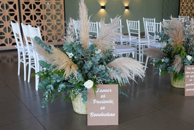 Decoración para enlace nupcial