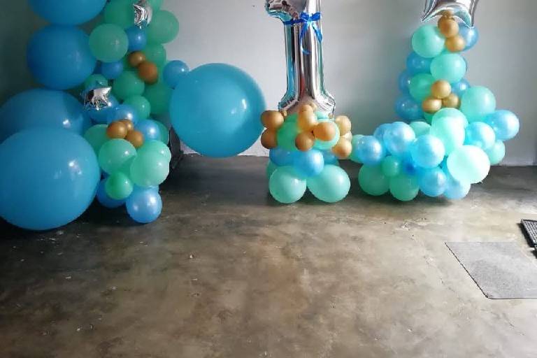 Decoración con globos