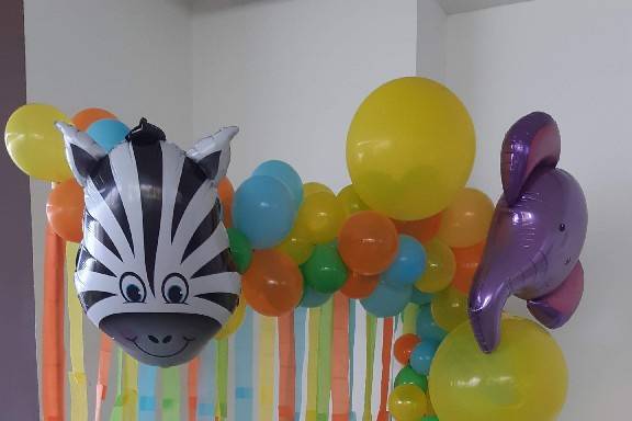 Decoración con globos