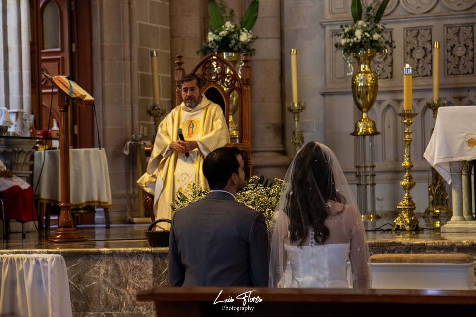 La oración de los novios