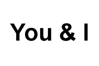 You & I logo