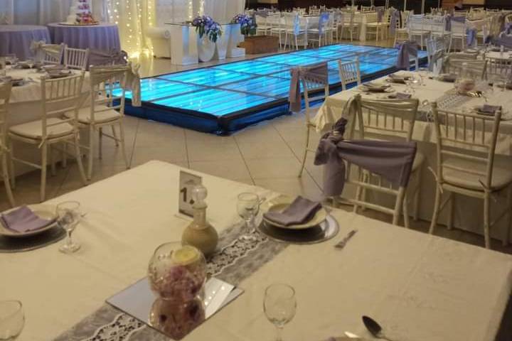 Boda con pista de baile