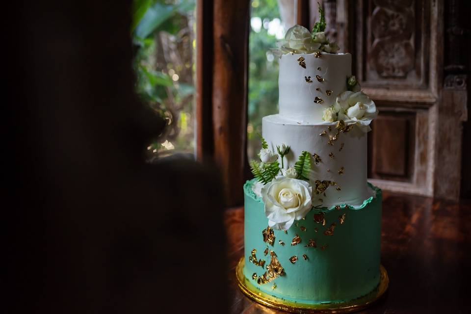 The wedding cake