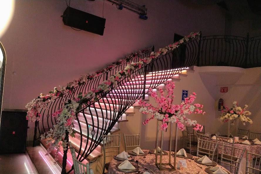 Decoración de escalera