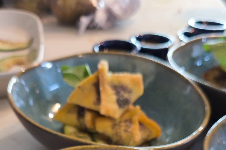 Wonton de jamaica