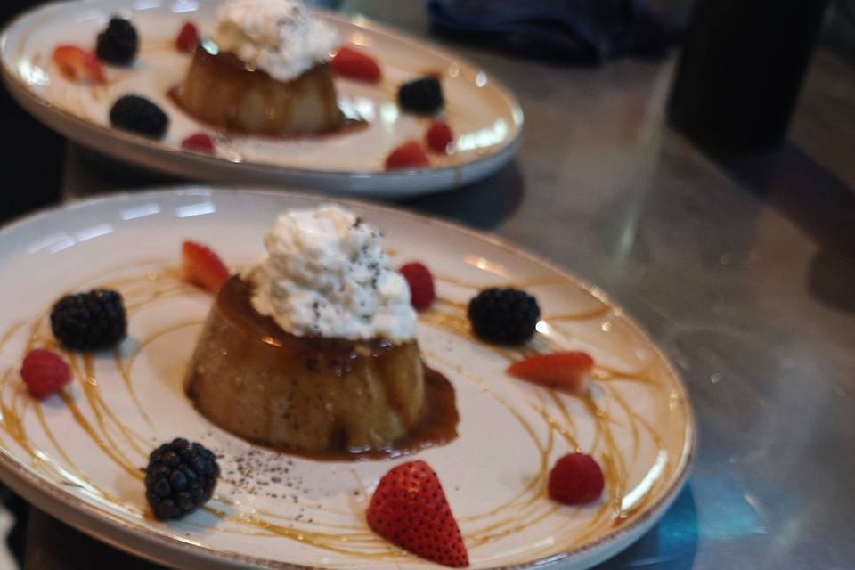 Flan de carajillo