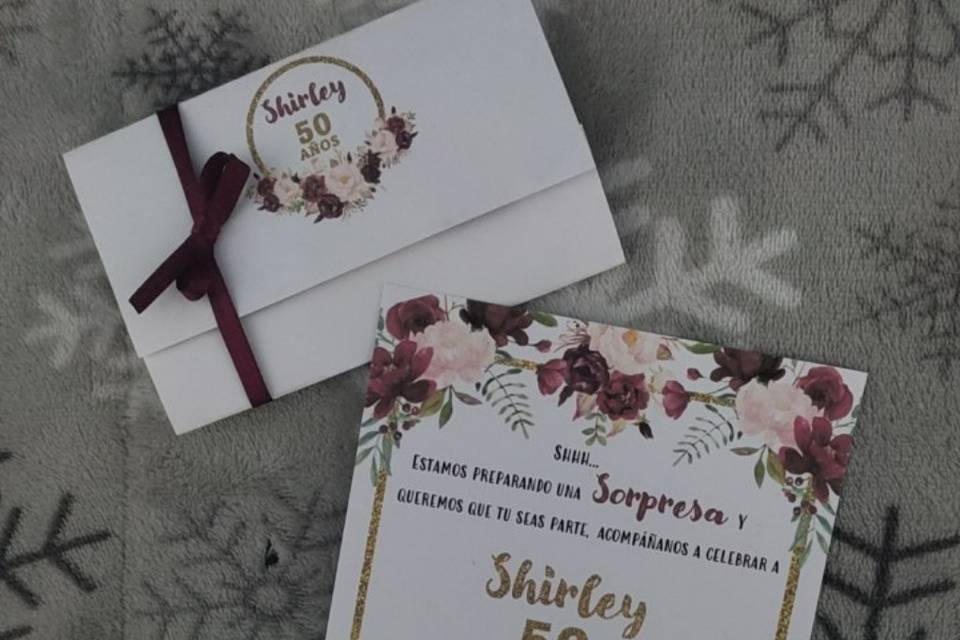 Invitación Shirley