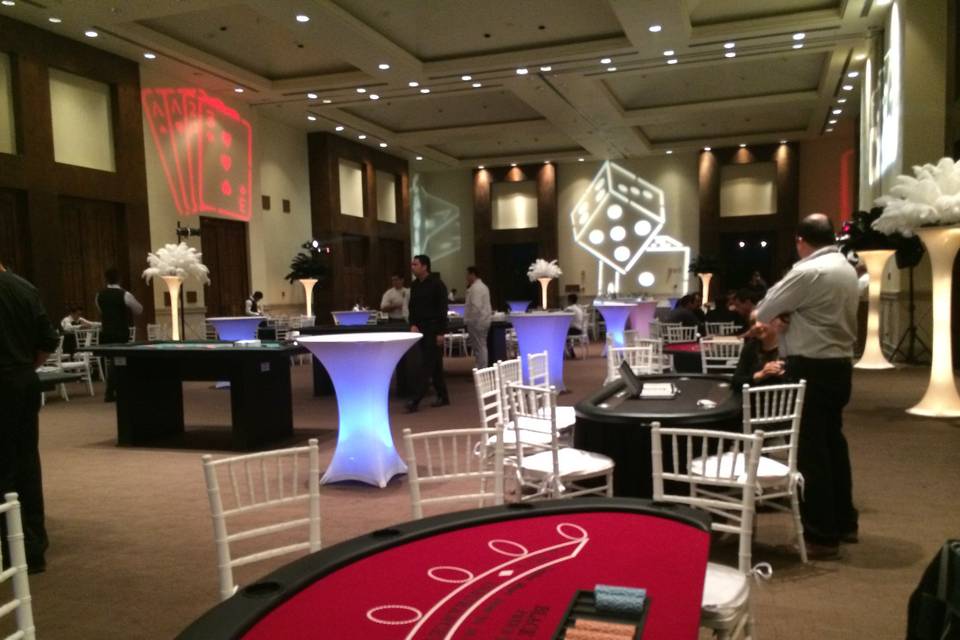 Corporate casino party