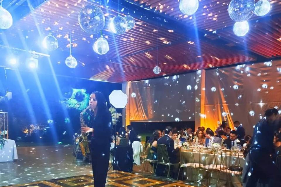 Tocando en evento