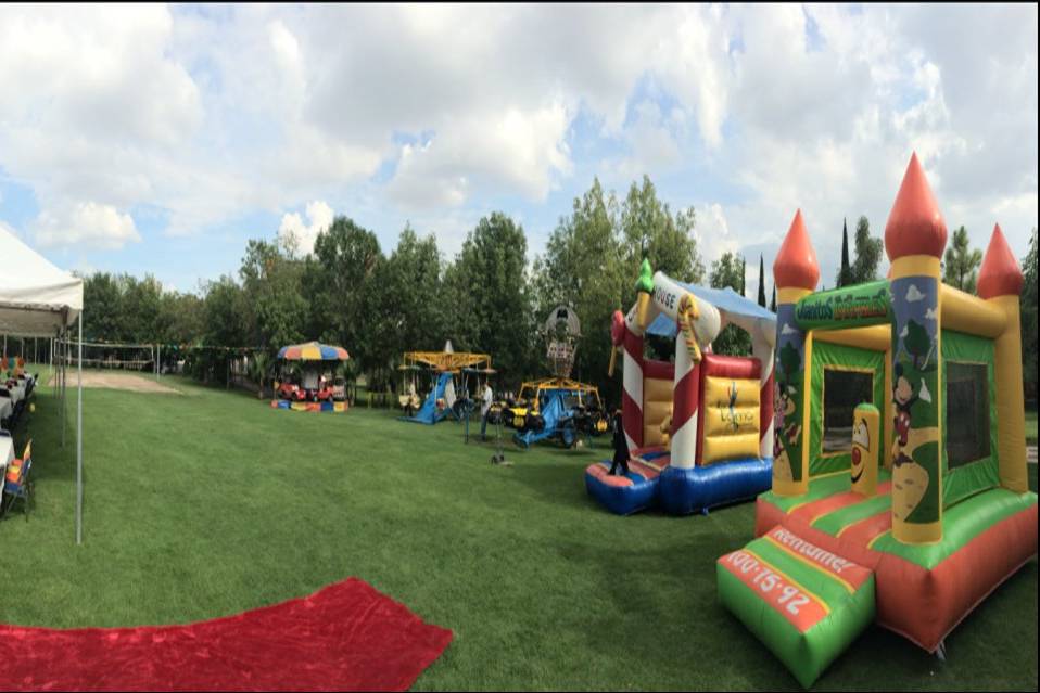 Fiesta infantil en jardín