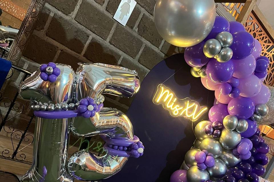 Decoración con globos