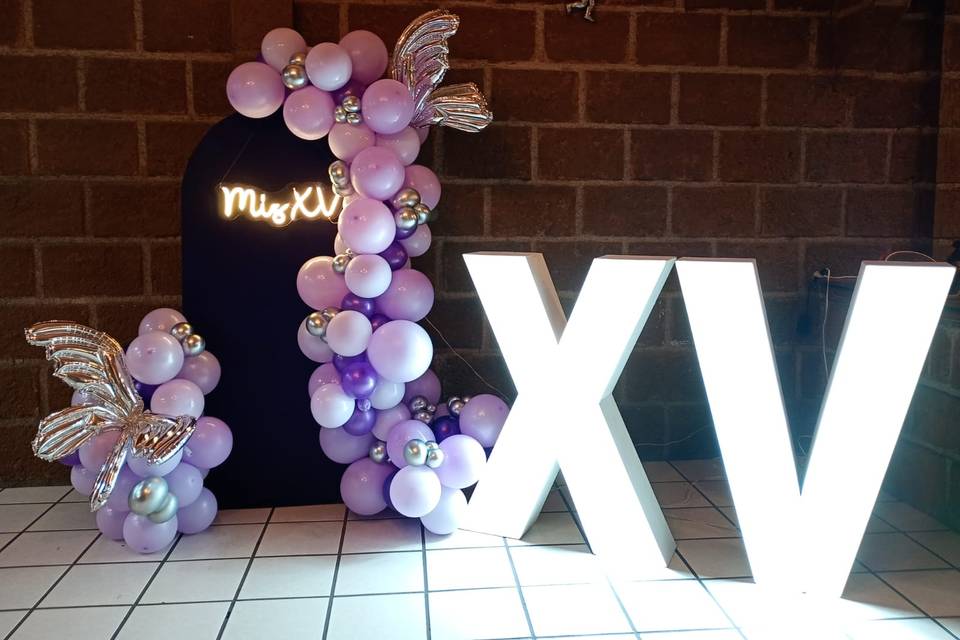 Decoración con globos