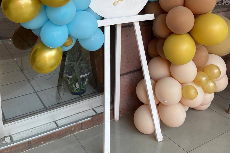 Decoración con globos