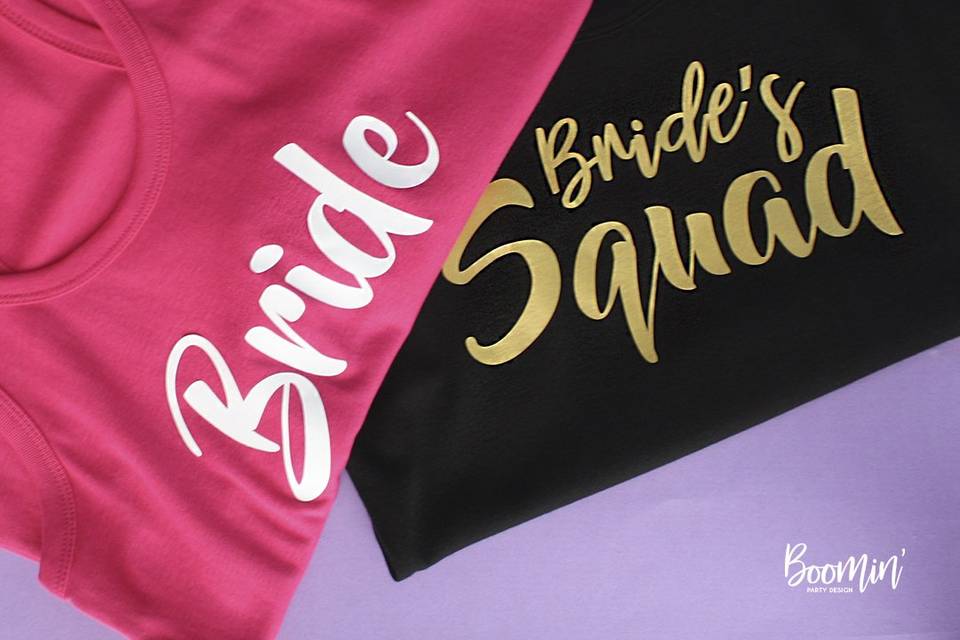 Playeras bride squad