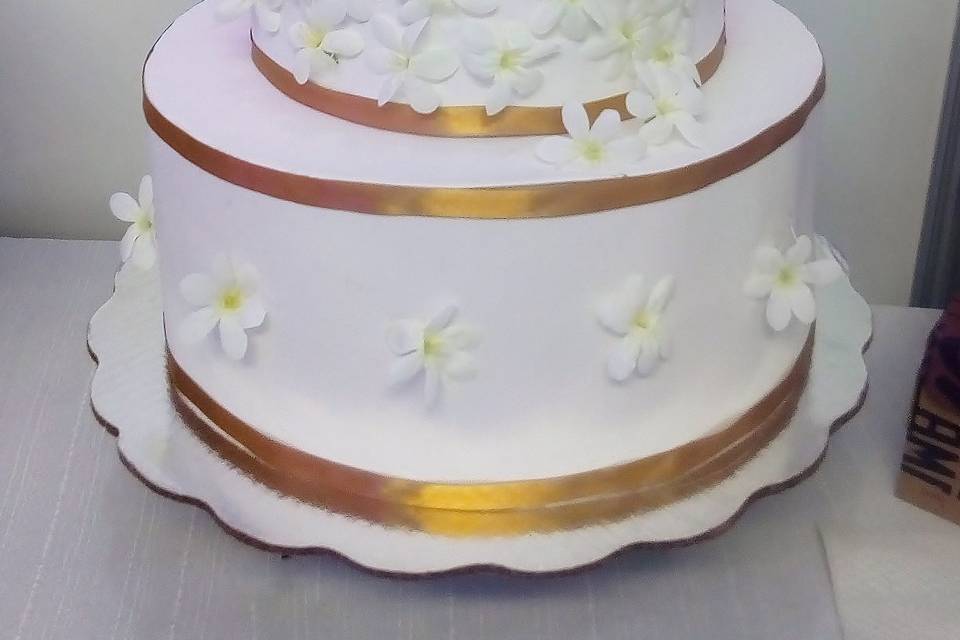 Fondant con flores