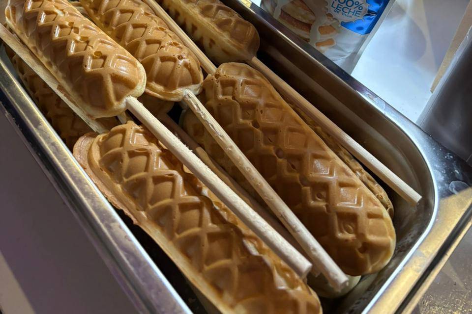 Crepaletas recien hechas