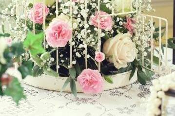 Centro rosas y lilis