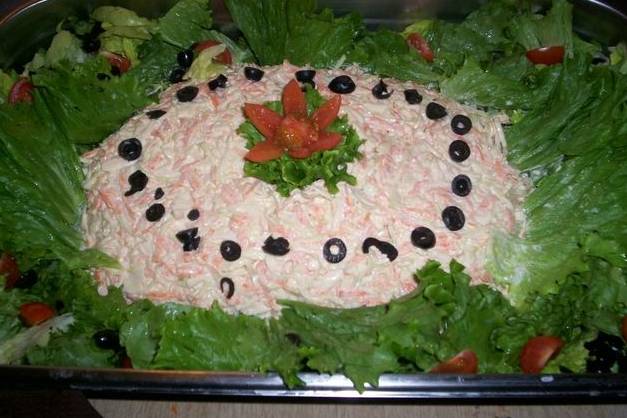 Ensalada de col y zanahoria