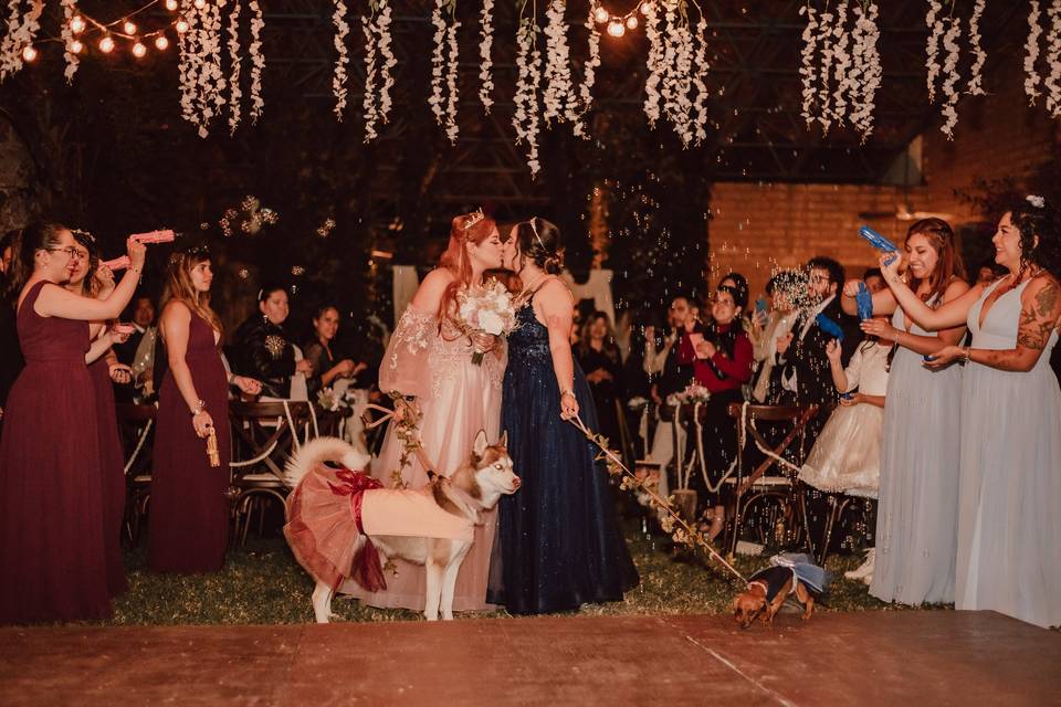 Fotografías de parejas en la fiesta de matrimonio