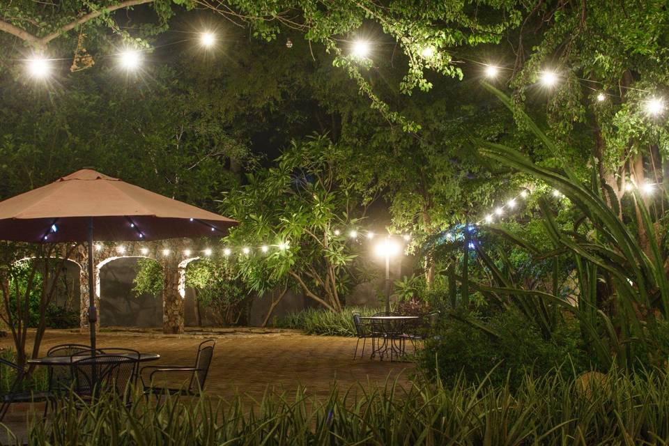 Espacio al aire libre para celebraciones