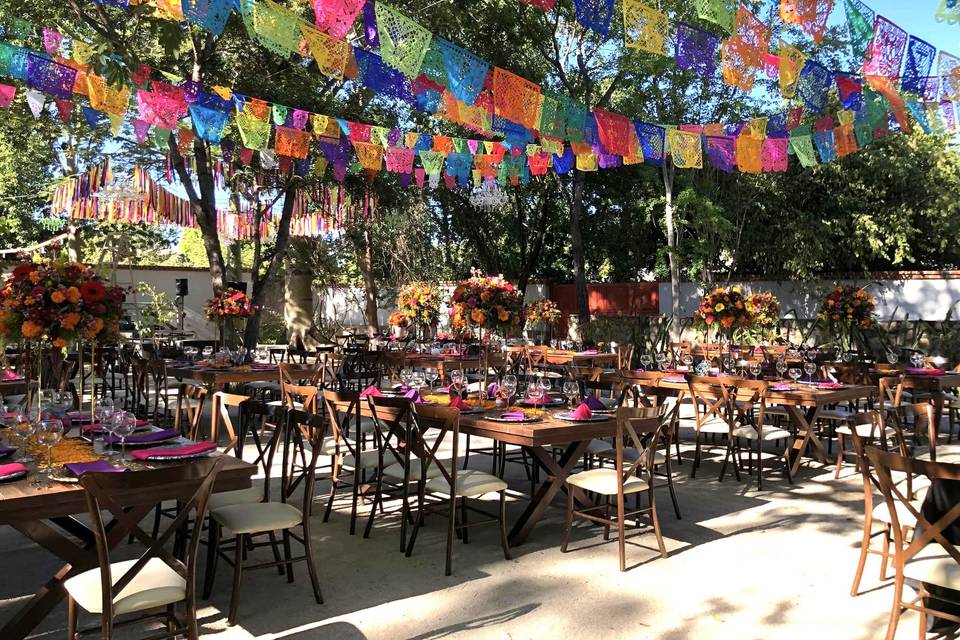 Espacio al aire libre para celebraciones