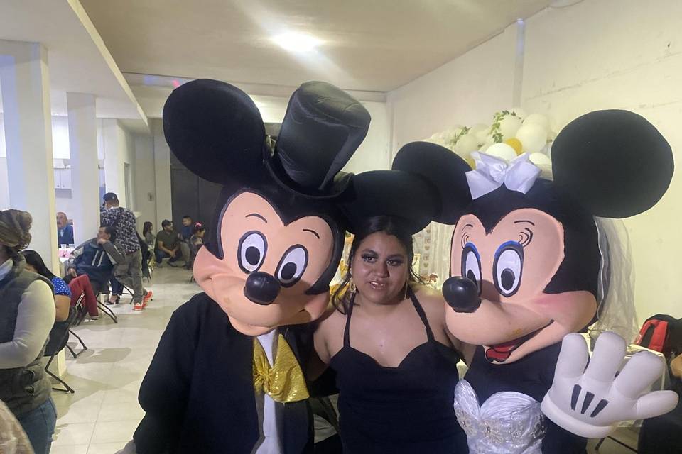 Mickey & Minnie para boda