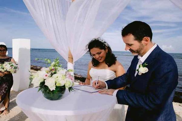 Boda en la playa