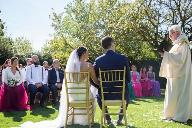 Boda en jardín