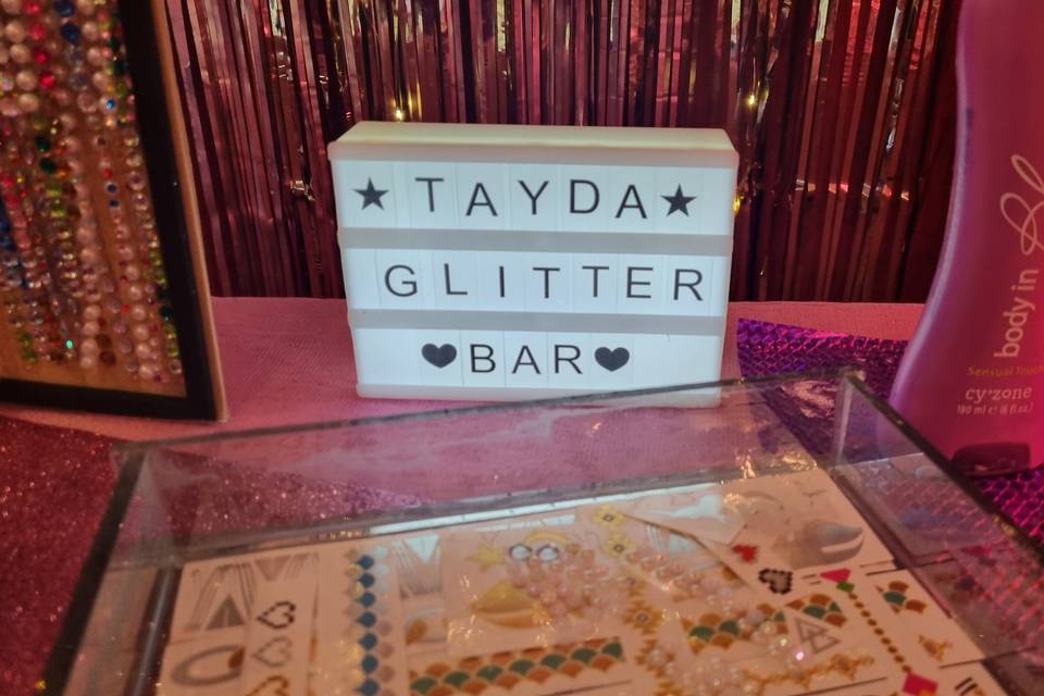 Tayda Glitter Bar