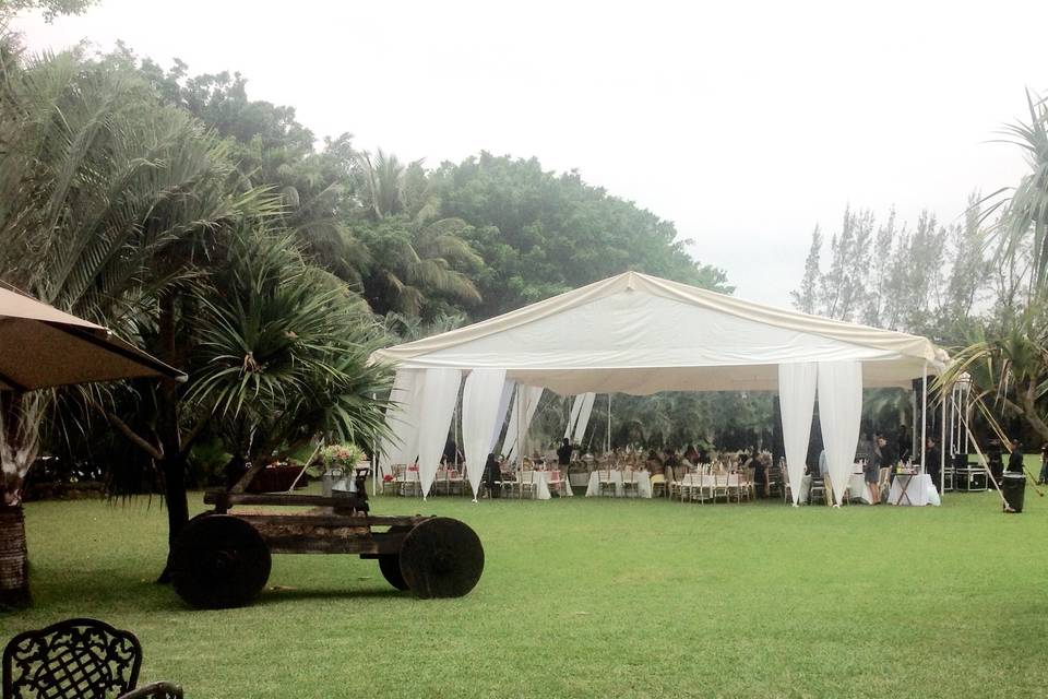 Boda en carpa elegante