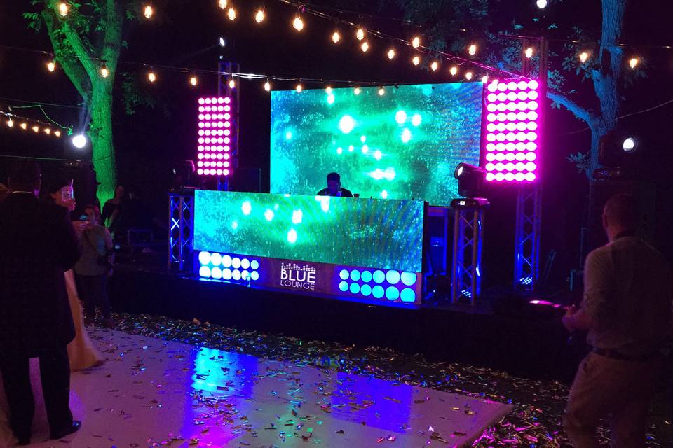 DJ para bodas pantalla LED