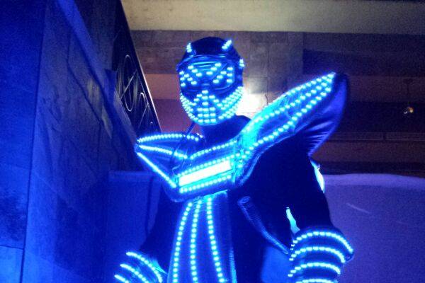 Robot de luces led