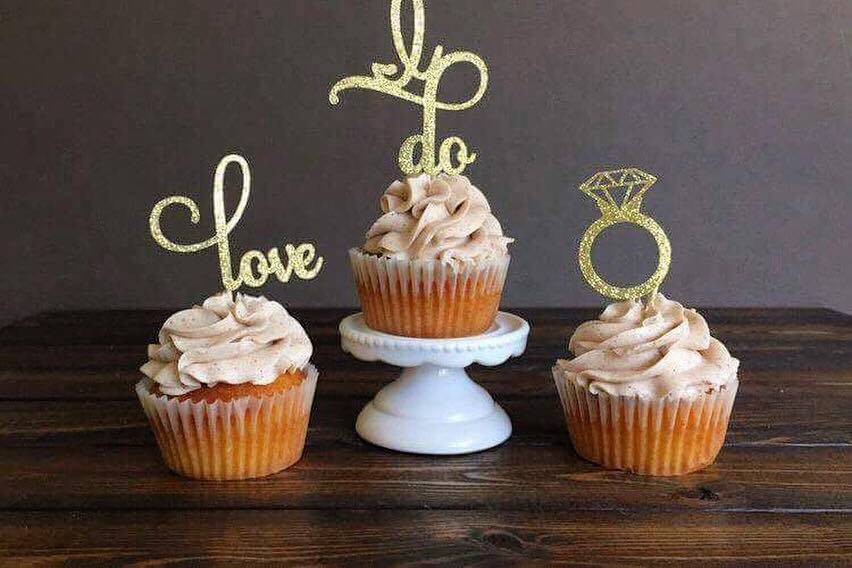 Mini Cake Toppers I do