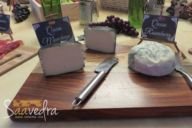 Manchego semicurado y azul