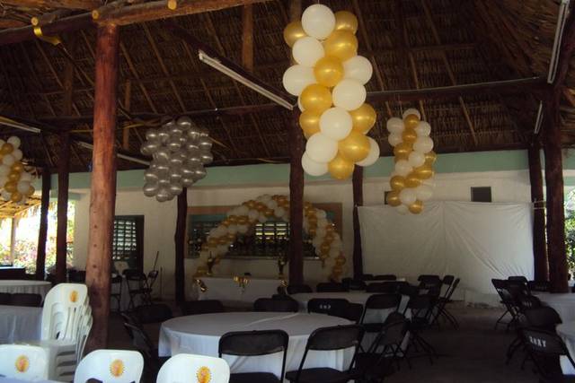 Decoración con globos
