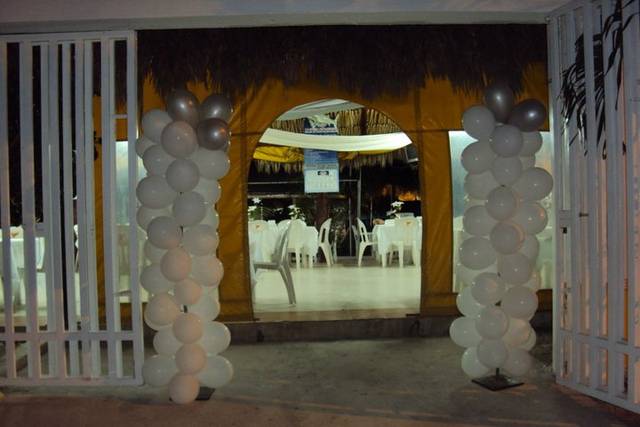 Decoración en la entrada