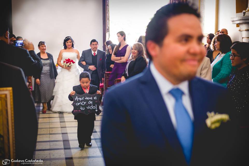 Llegada de la novia