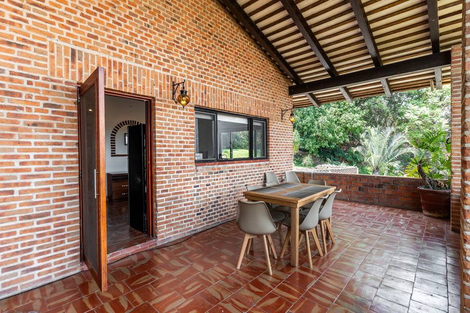Terraza cabaña