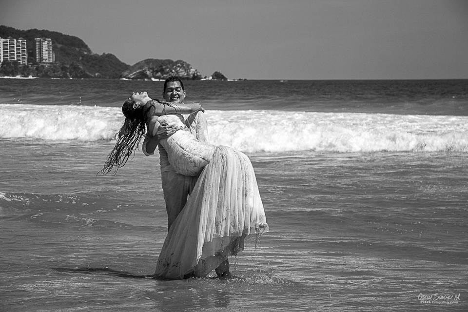 Trash the dress