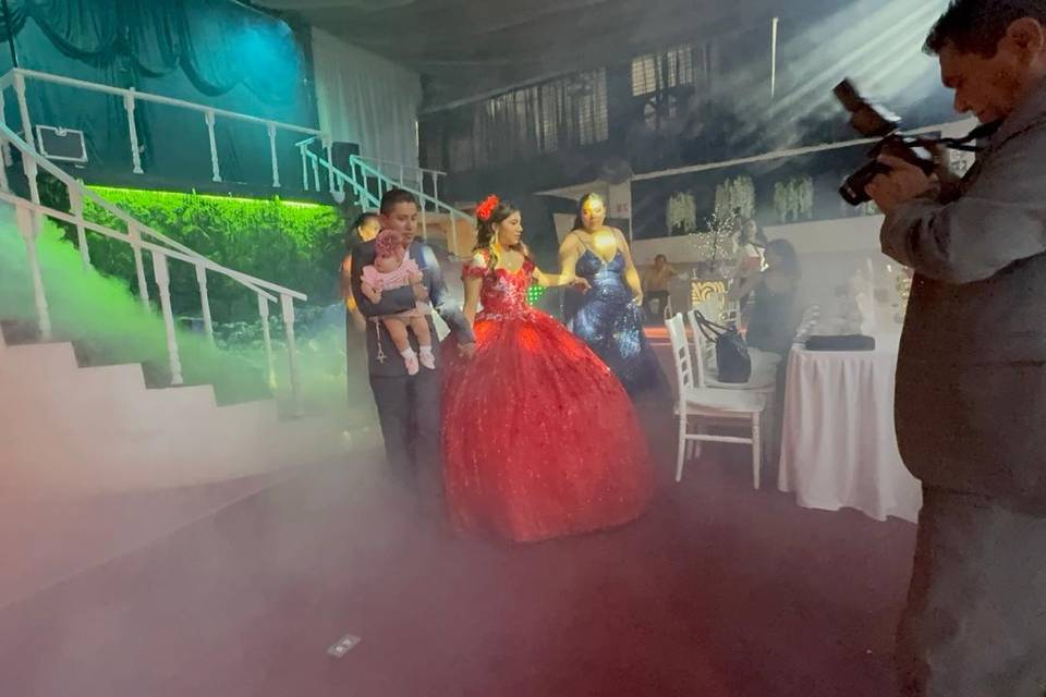 Entrada de su festejada